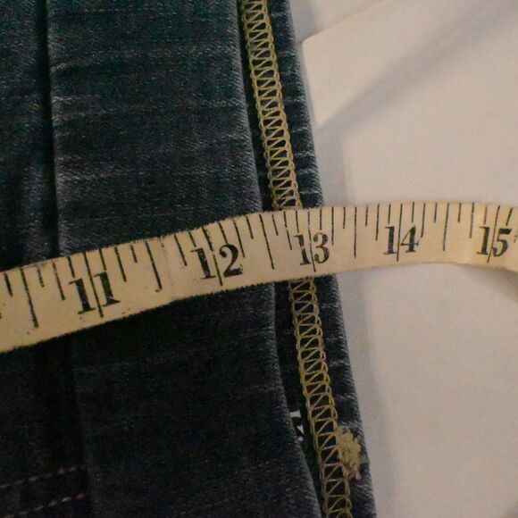 Kim Rogers Womens 18 39x20 Reg Blue Tummy Control Pull On Capri Jeans - Picture 6 of 7